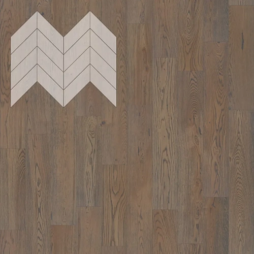 ДУБ РУСТИК ГРИС 60° ИНЖЕНЕРНАЯ ДОСКА LAB ARTE ФРАНЦУЗСКАЯ ЁЛКА CHEVRON для пола